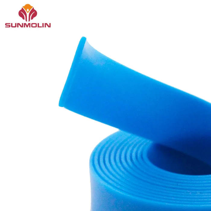 Blue 100% waterproof plastic TPU elastic webbing rubber tape