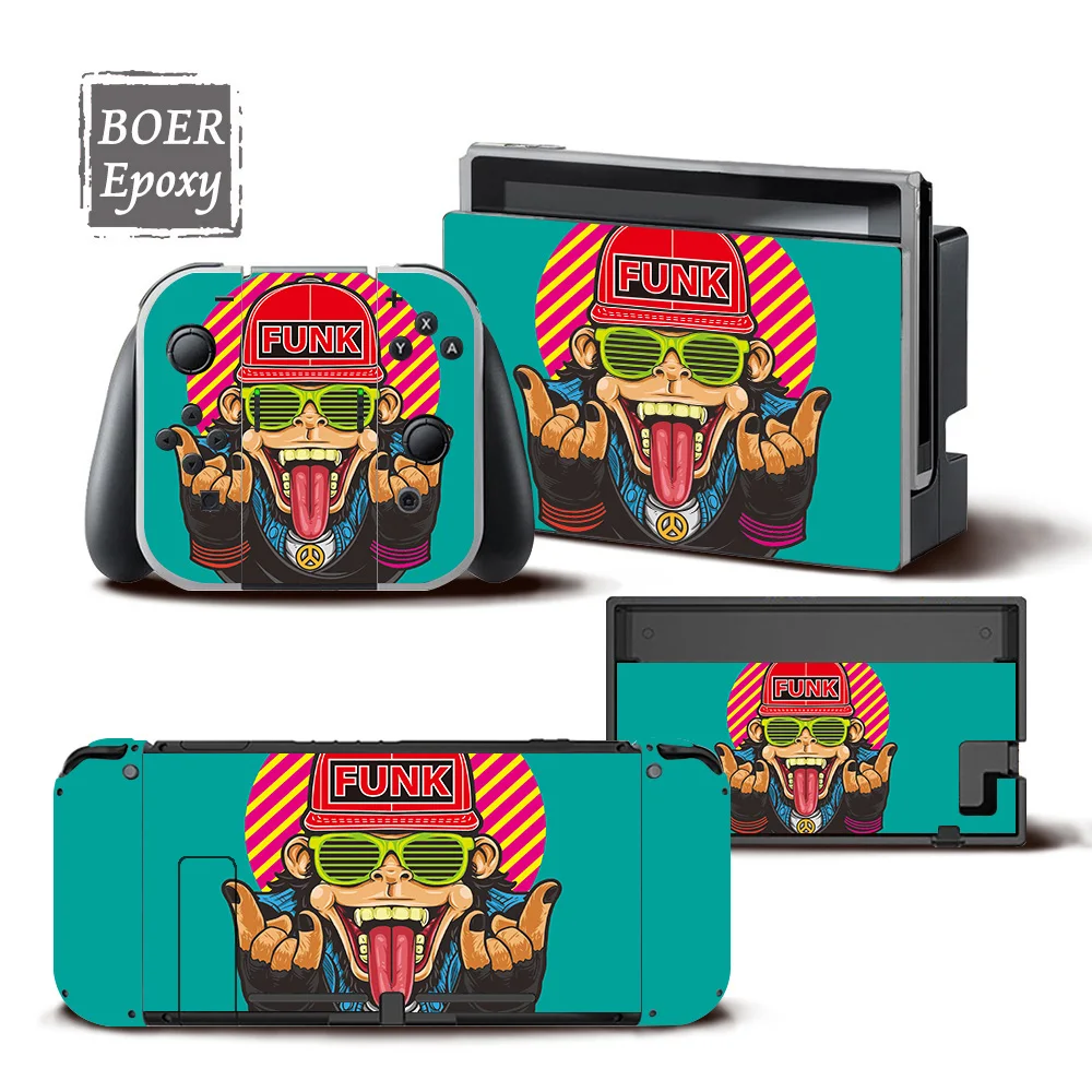  Мультяшный дизайн на заказ печатная наклейка для консоли Nintendo Switch NS