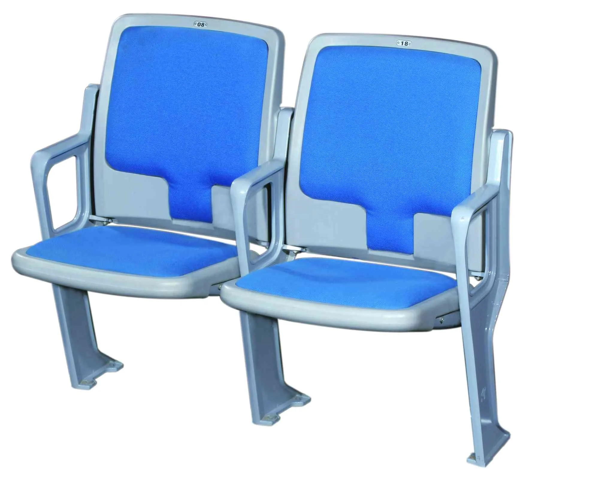 floor mounted seating padded folding plastic stadium seats