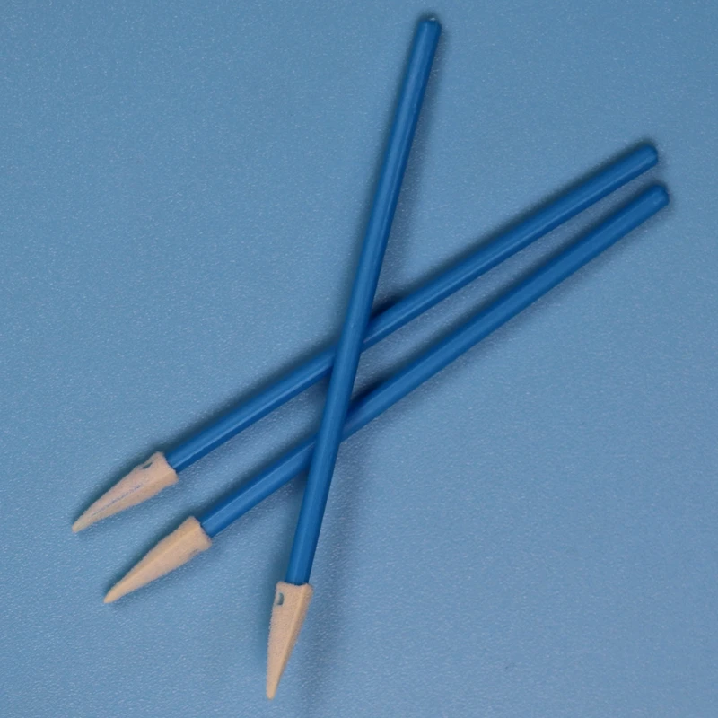 750 Lint Free Mini Pointed Sponge Stick Car Cleaning ESD Foam Swab for Cleanroom