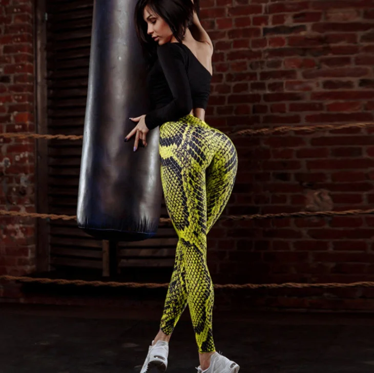 
Hot sale sexy scrunch butt leggings yoga pants custom printed sport leggings for women 