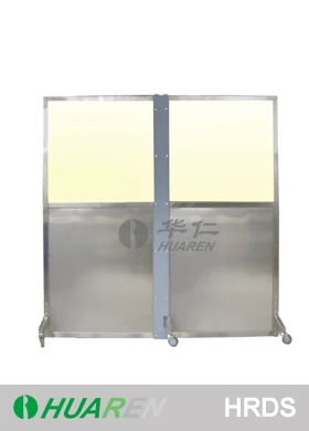 
HUAREN CE lead glass X ray protective mobile shield 