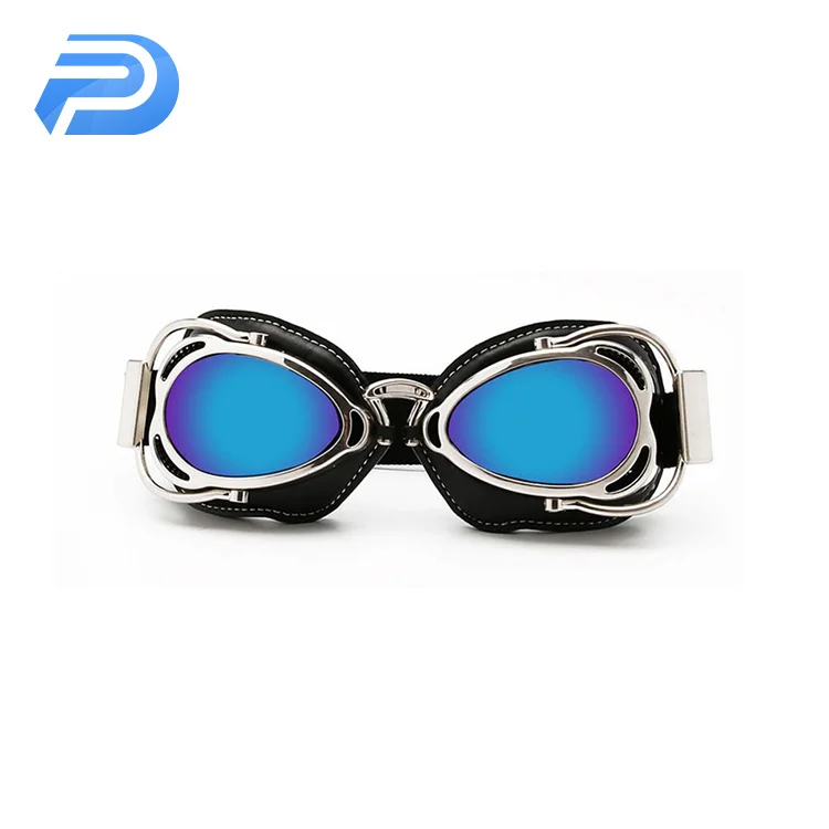 
Unisex Anti-UV Vintage Motorcycle Pilot Goggles Helmet glasses Sport Racing Off Road Motocross Glasses 