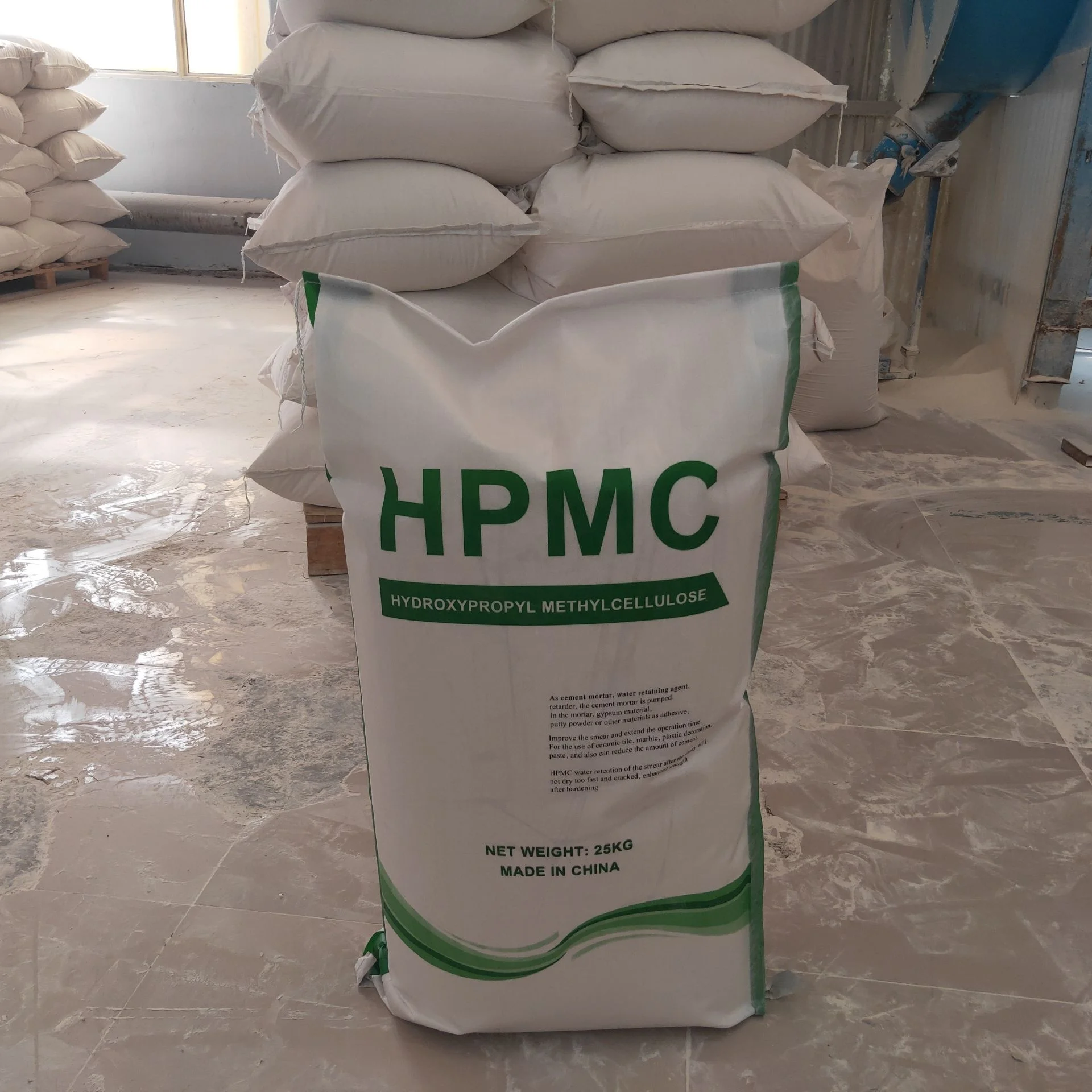 HPMC Целлюлоза для стеновой бумаги клей с высокой вязкостью по заводской цене