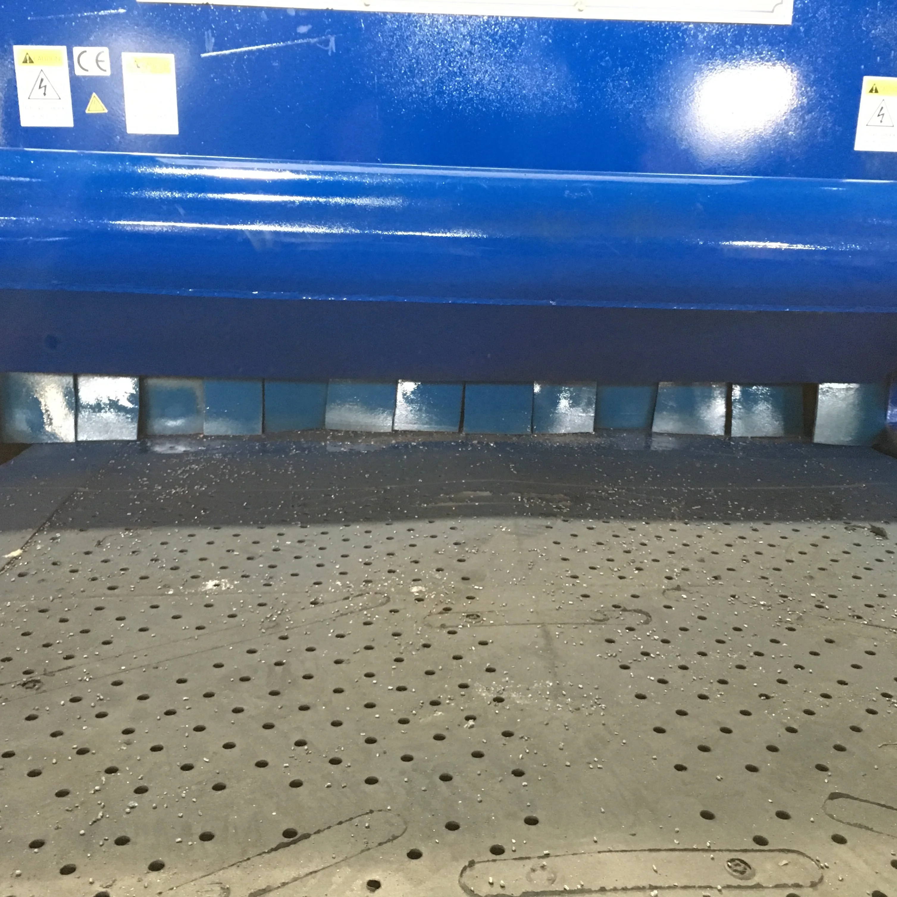 Automatic brick paving shot blast polishing machine