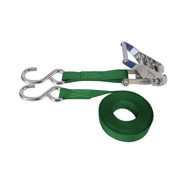 Colored Ratchet Strap Tensioner For Container Lashing With S Hook