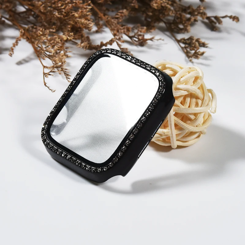 Watch Accessories protection tempered hard Cover for Apple Watch Bumper Case for iwatch cas