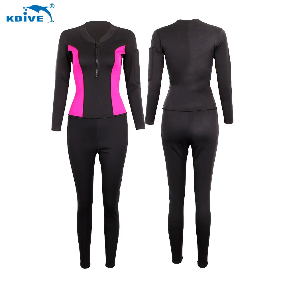  KDIVE Wholesale Hot Sale Breathable Fitness 3/2mm 4/3mm 5/4mm Neoprene Body Shaping Suit Sauna
