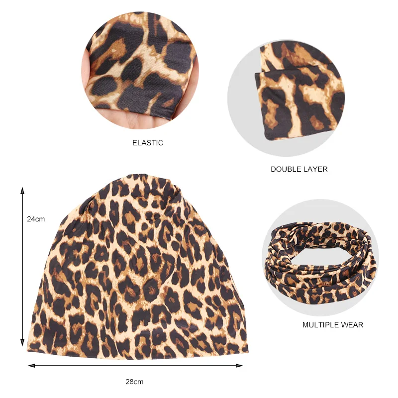 Elastic Cloth Multifunctional Cashew Flower Turban Cap Twist Cap Pile Pile Pullover Neck Sleeve Sweatband Pullover Hat