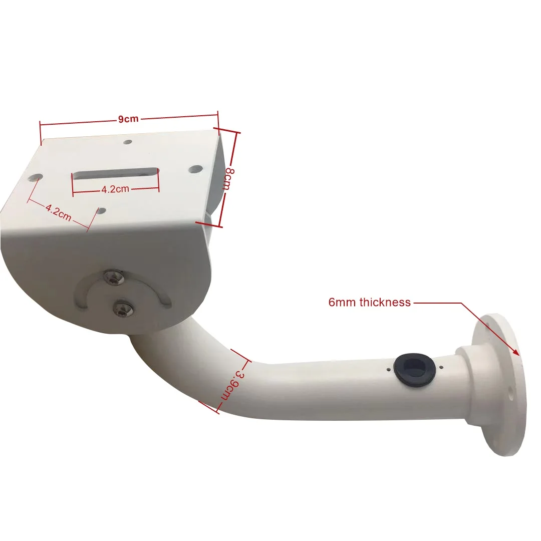 OEM Surveillance accessories metal L-shaped waterproof Wall mounting CCTV Camera Bracket