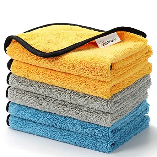 Microfiber Drying Towel Car Wash Deluxe Dual Layer Absorbent Plush Micro fiber Towel for Cars