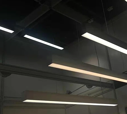 20W LED Linear Light Led Linear Ceiling Light High Quality Aluminum 0.6m 2ft Ce 80 SMD2835 Oval Led Lights 1200mm Residential HZ