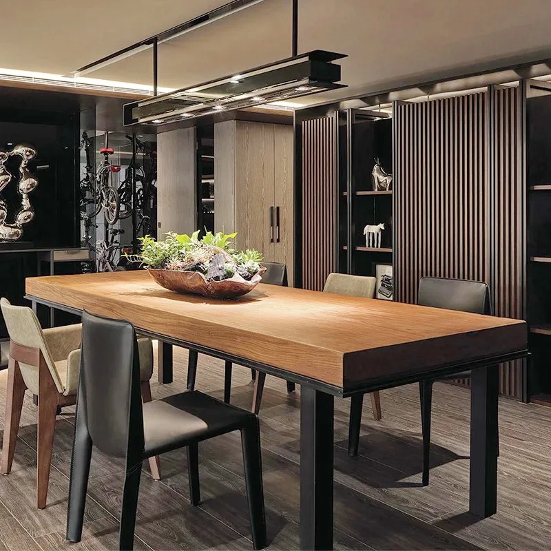 Antique Solid Wood table dining table with chair