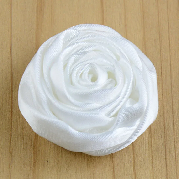 30pcs/lot 1.4 Inch 3D Rose Flowers Floral 29Colors Mini Satin Roses Flowers For Girl Hairbow Kids Clothes DIY Accessories