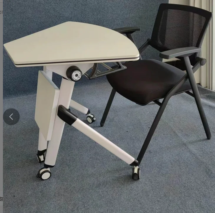 Factory Directly Sale Modern Metal Folding Splicing Table School University Students Multi-Color School Furniture Workshop Use