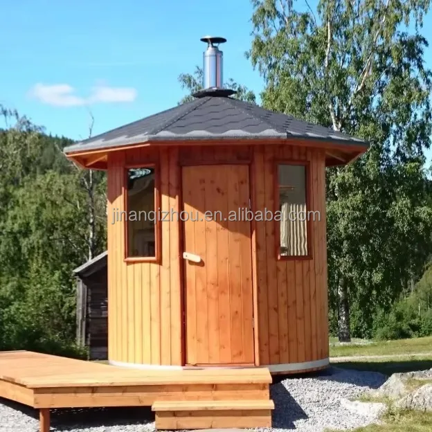 High quality 2-person outdoor sauna room Portable sauna Mobile sauna using electric stove