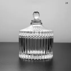 16 Design Rainbow Glaze Nail Cup Acrylic Powder Monomer Liquid Crystal Glass Dappen Dish Lid Bowl Cup