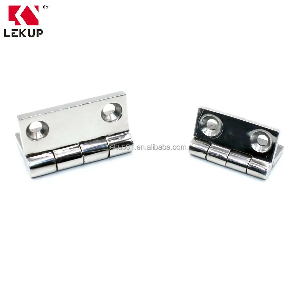 Boat Cabinet Hatch Hardware Strap Hinges Marine 50mmx50mm Heavy Duty Deck Cupboard Hinge 316 Stainless Steel Casting Hinge