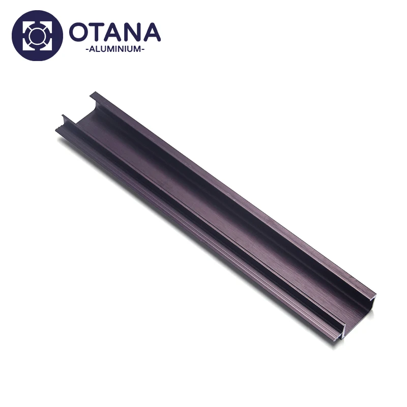 G handle aluminium profiles for wardrobe cabinet drawer door handle  g profile handle kitchen cabinet OTH02