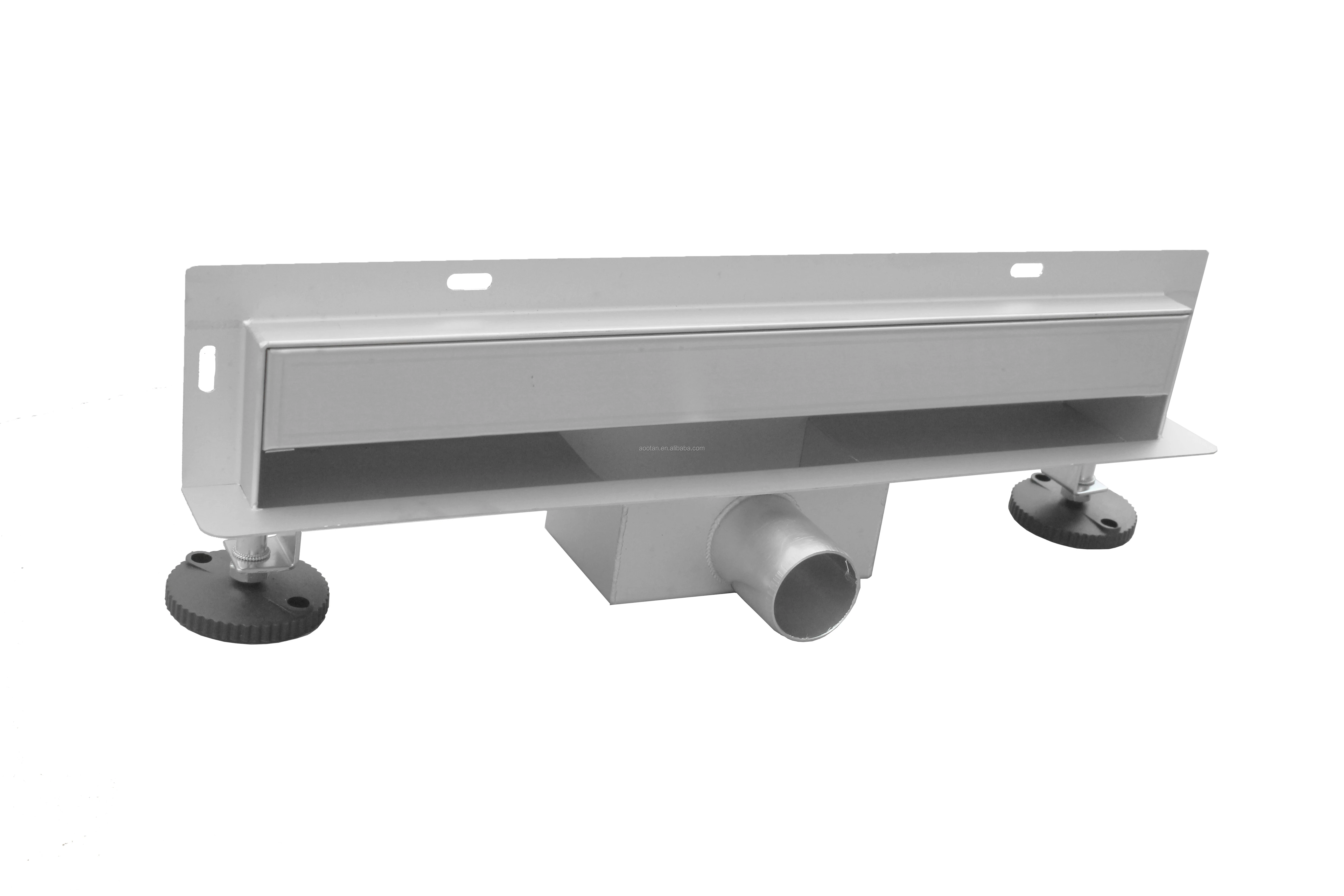 New Design Side Installation Reversible Cover Wall Drain Stainless Steel Shower Drain Strainers Linear Drain Shower