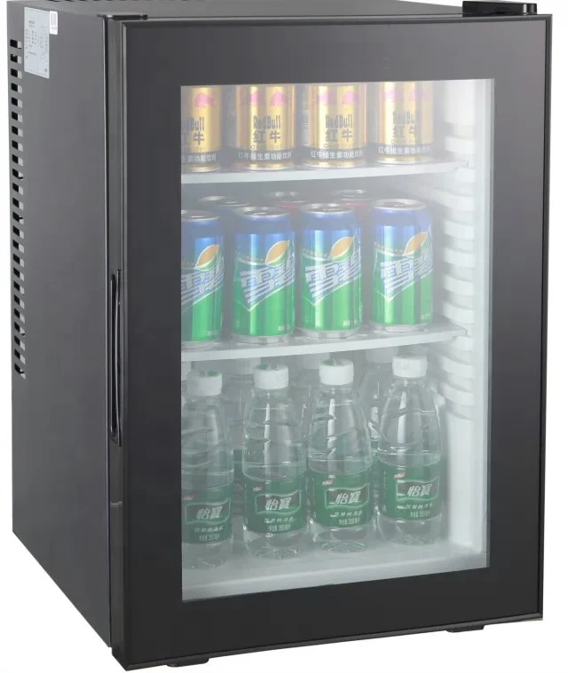 40L showcase semi-condenser minibar,40L glass door mini bar,Hotel Cold Drink Mini Fridge  small fridge mini