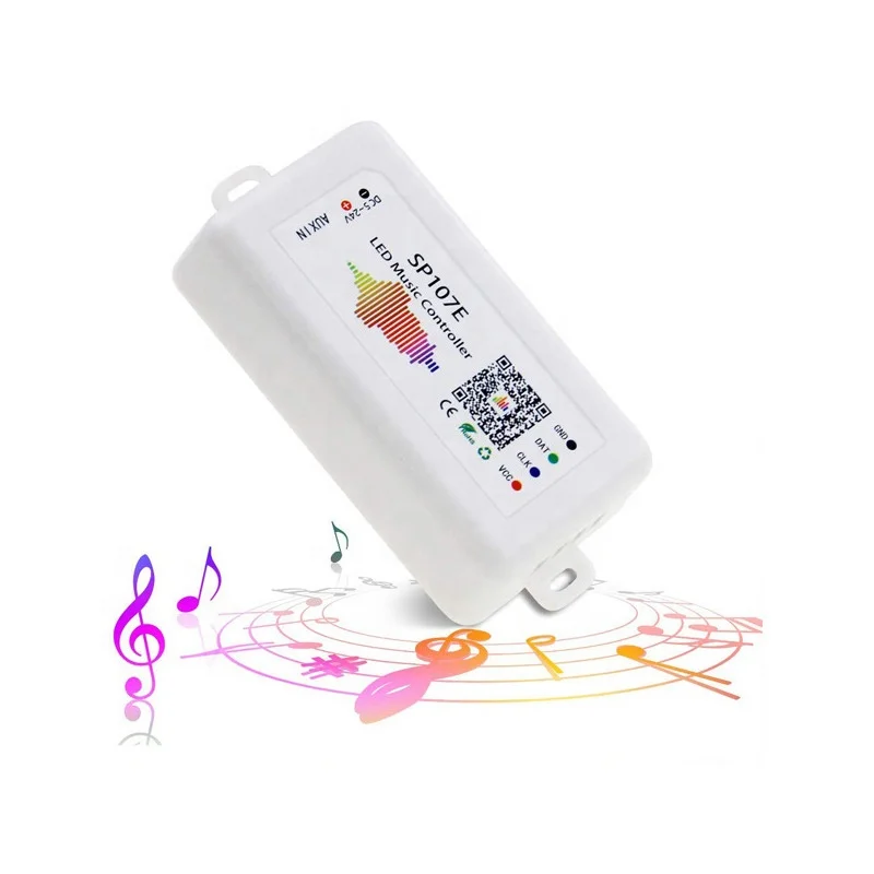 WS2812B RGB LED Light Strip pixel led controller SP107E APP Music APP RF Control DC5V-24V SP105E led pixel controller