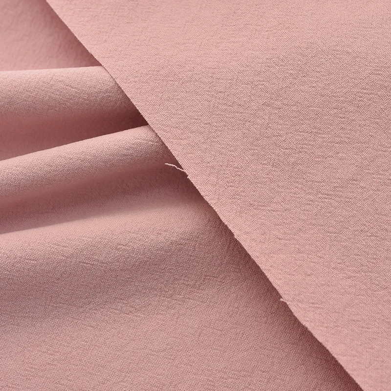 woven white fabric roll garment monks cloth fabric textured 100% cotton stone washed crinkle plain cotton fabric