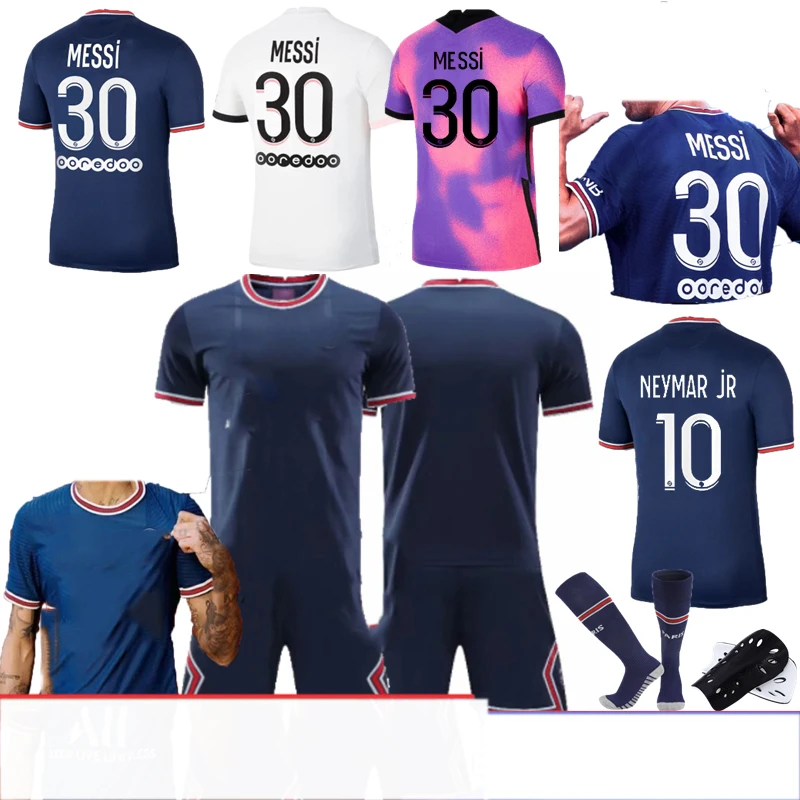 New Trends MexicoEngland Europe Team 2021/21 Thailand Quality Messi Neymar Bappe Salah Soccer Football  Jersey Shirt Uniform Set
