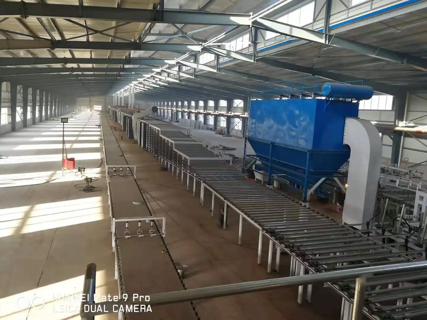 Plaster board machine capacity 22 million sqm per year