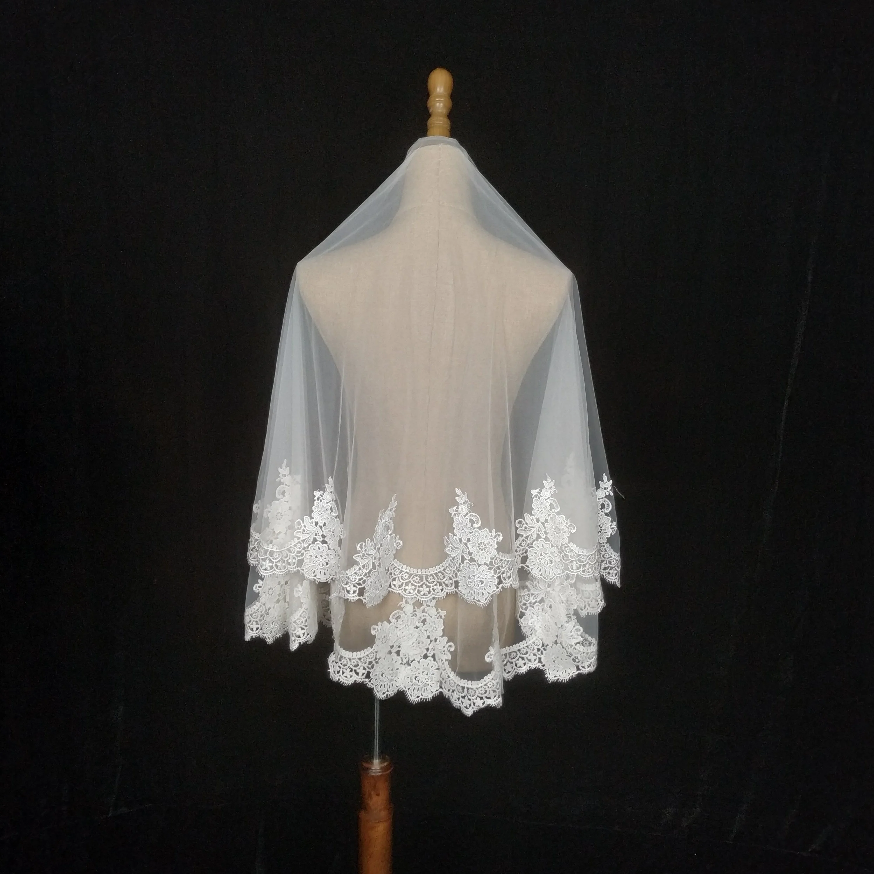 
Hot Sale modern Natural style Bridal Veils Soft Tulle Wedding Veil Bride 