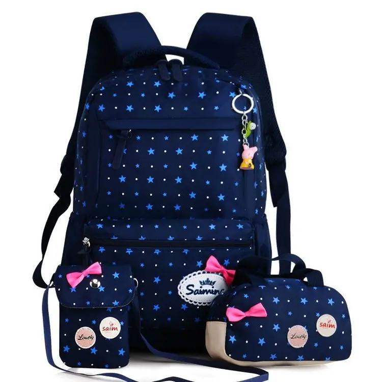 Lovely Backpack to kids school Set Bag Girls School Bags Backpack Primary Student Girls Kids School Bag Set