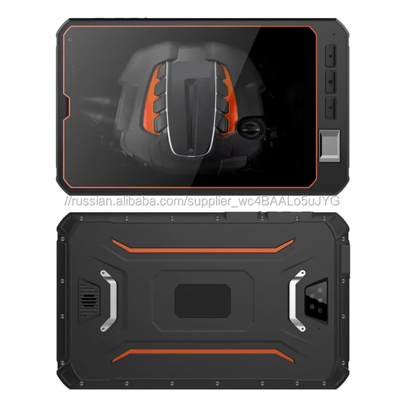 Самый дешевый Фабрика Android 9.0 прочный планшетный ПК UHF RFID Водонепроницаемый компьютер с модулем инфракрасного сканировани