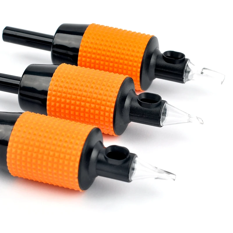 Высококачественные цветные настраиваемые ручки для татуировок с логотипом стерилизованного захвата