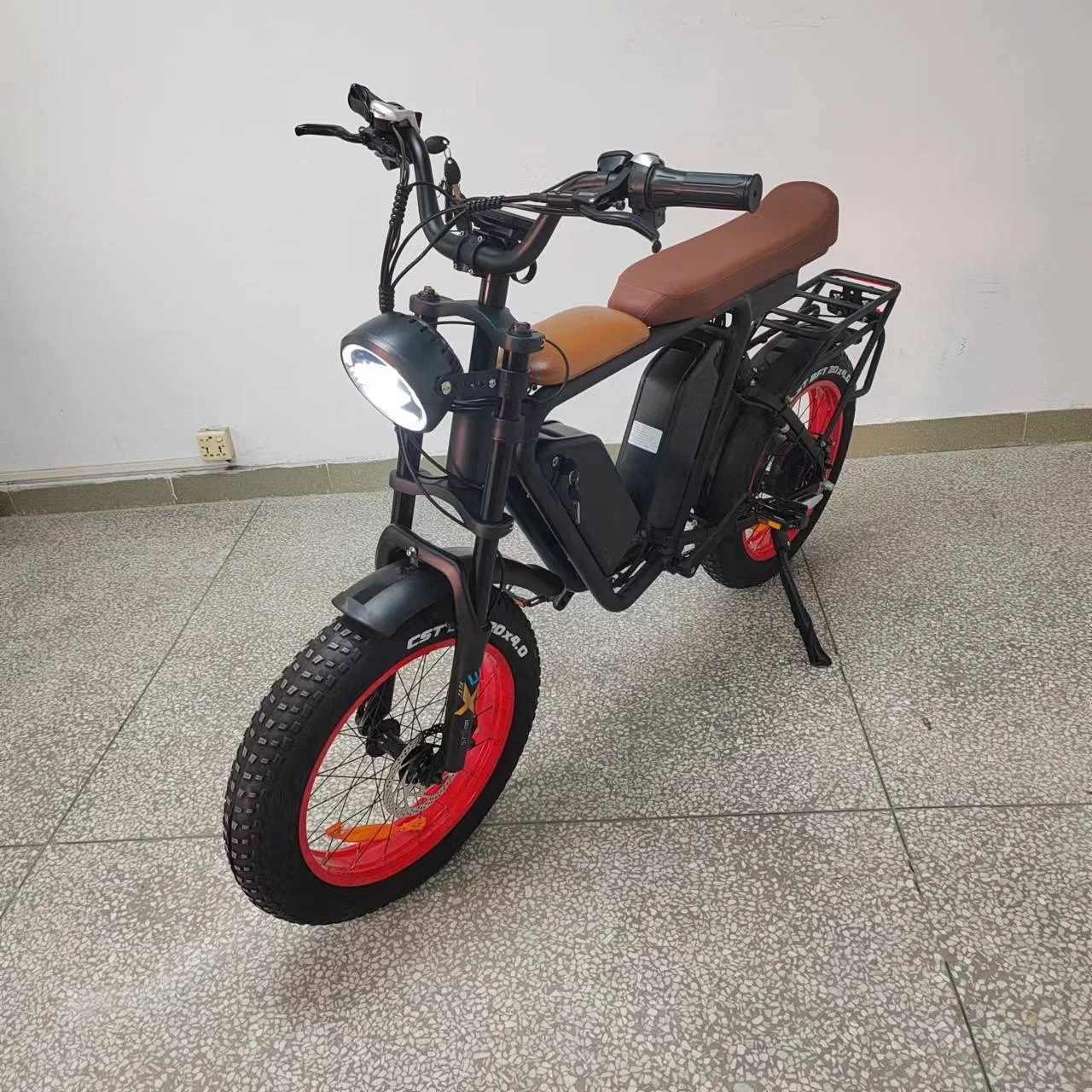 bafang Motor 1000 Watt Electric Bike Dual battery 44Ah Oil brake Full Suspension Long Seat Fast Fat Electric Bicycle Wholesale