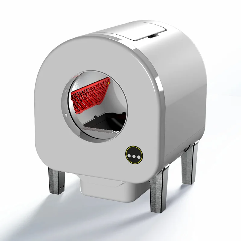 OEM Wholesale Large Collapsible Foldable Portable Pet Cat Toilet Litter Box For Cats with Scoop