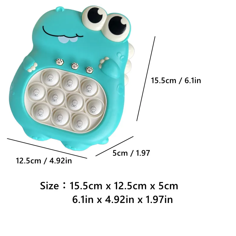Fast Push Dinosaur Generation3 Total Of 999 Levels Quick Puzzle Game For Kids Pops It Electronic Game Light Up Pops It Pro
