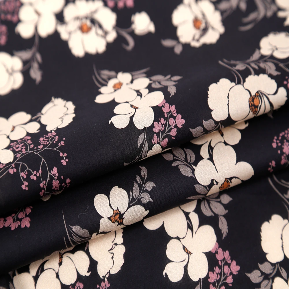 soft  Liberty London print tana lawn 100% cotton fabric custom cotton poplin digital  print fabric for clothing