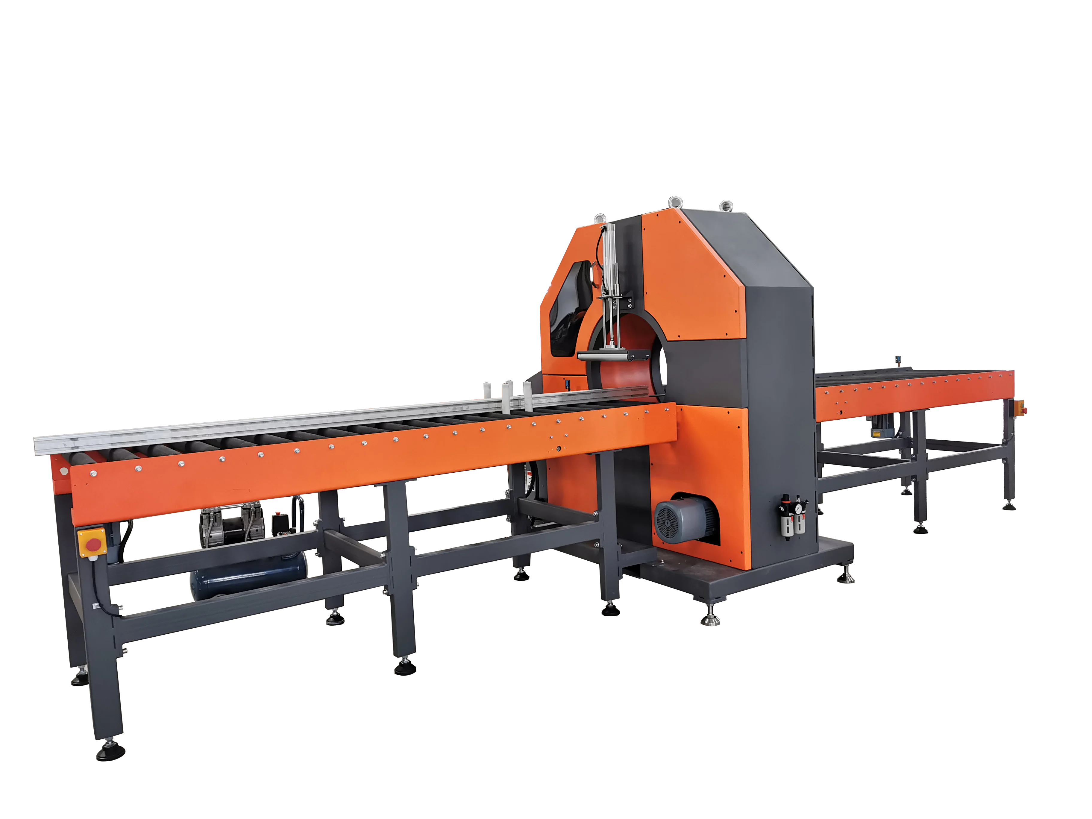 
Horizontal Type Intelligent Online Fully Automatic Pallet Wrapping Machine 