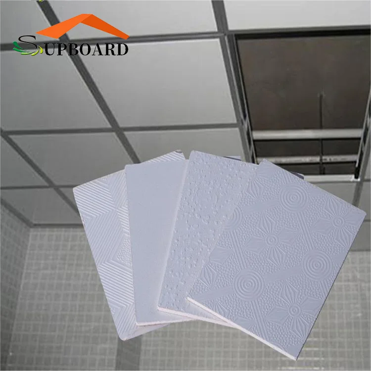 PVC Laminated Gypsum Board Ceiling Tiles 600x600 Manufacturer