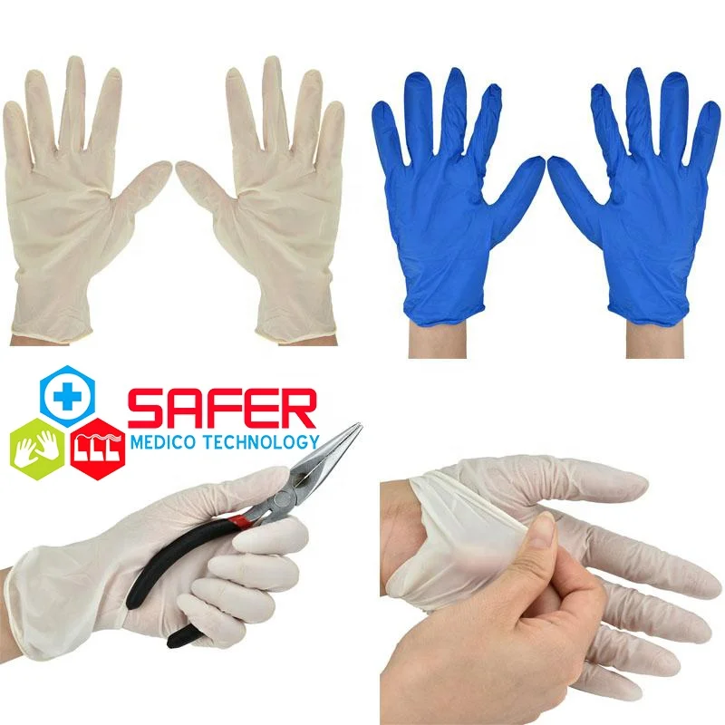 
latex surgical hand gloves 