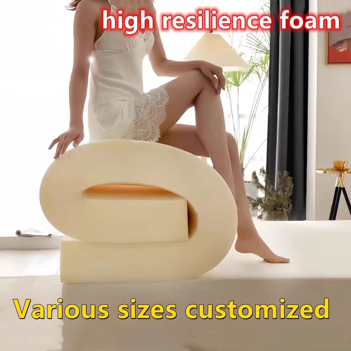 Factory Direct Sale high quality Polyurethane Memory Foam Gel Memory Board PU Sponge For Camping Mat Mattress  Car Seat OEM&ODM