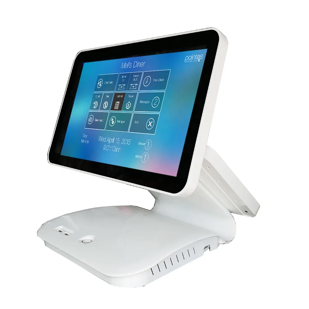 touch screen cashier machine cash phone counter computer terminal  pos system wintec pos machine