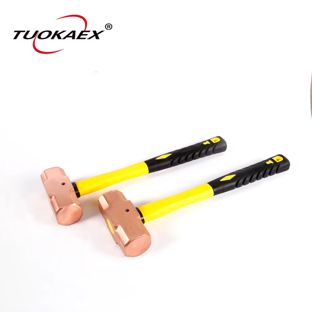 
China OEM Manufacturer Non Sparking Safety Copper Head Sledge Hammer 