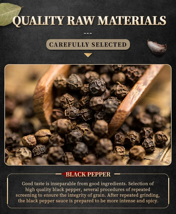 Wholesale  High Quality Black Pepper Sauce 235g
