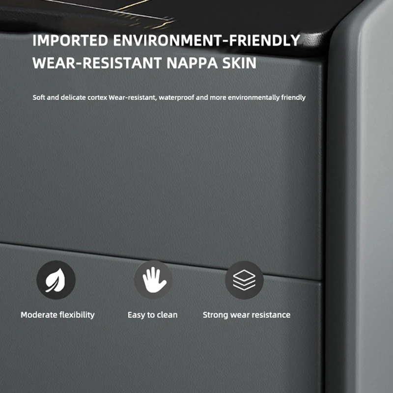 High Quality Luxury Nordic Nightstands White Bedside Table with Drawer