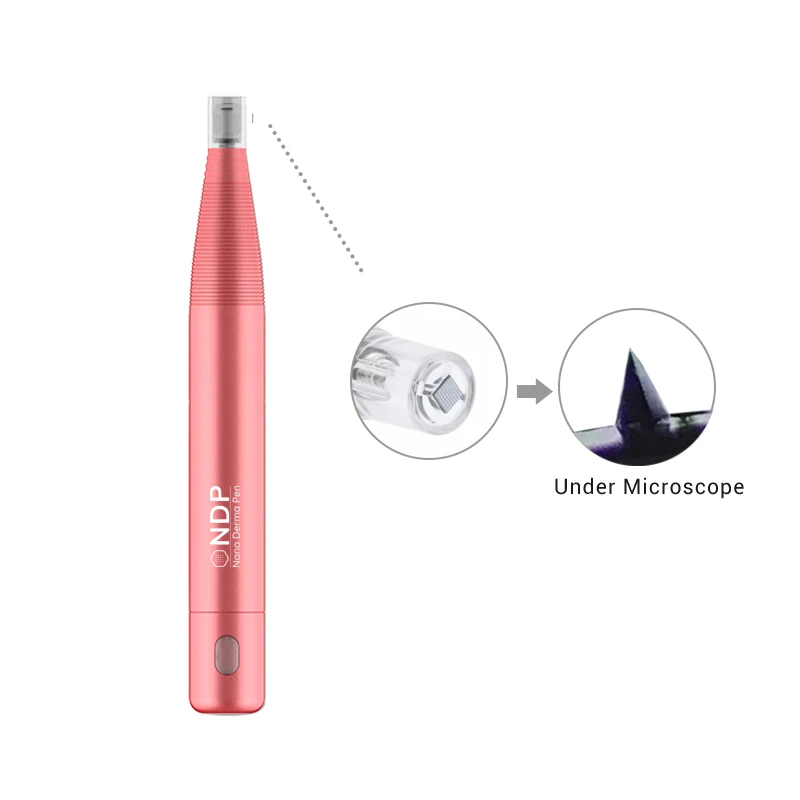 
Rechargeable Electric Agujas Disposable Silicon Nano Micro Needle Agulha Derma Roller NDP Professional Nano Derma Pen 