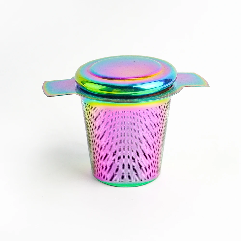 Custom Logo Metal Tea Strainer Wholesale Portable Loose Leaf Tea Pot Infuser
