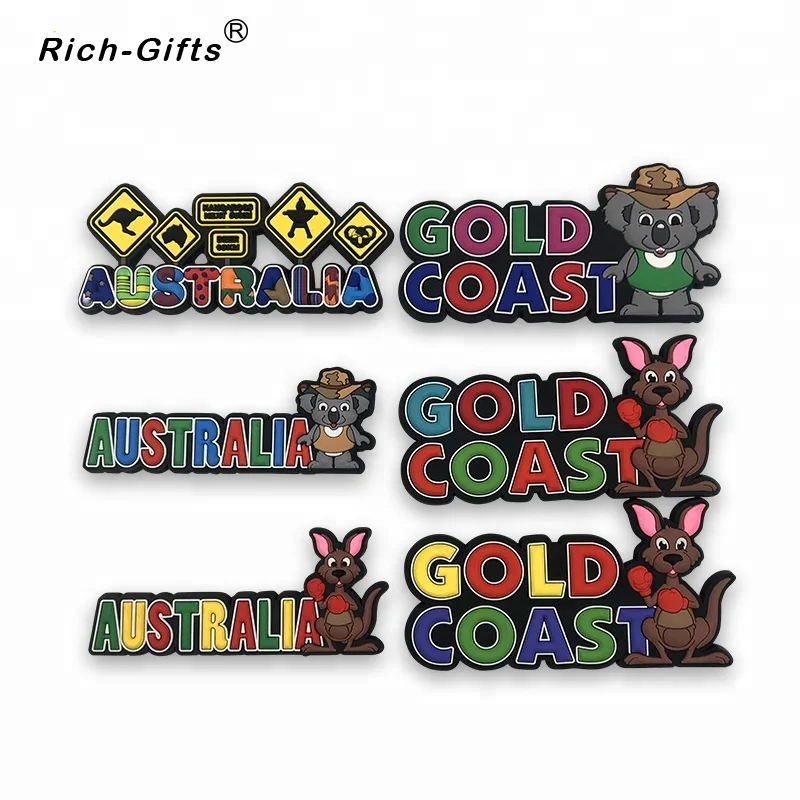 
Custom Soft Rubber Souvenir Refrigerator Magnet Words 