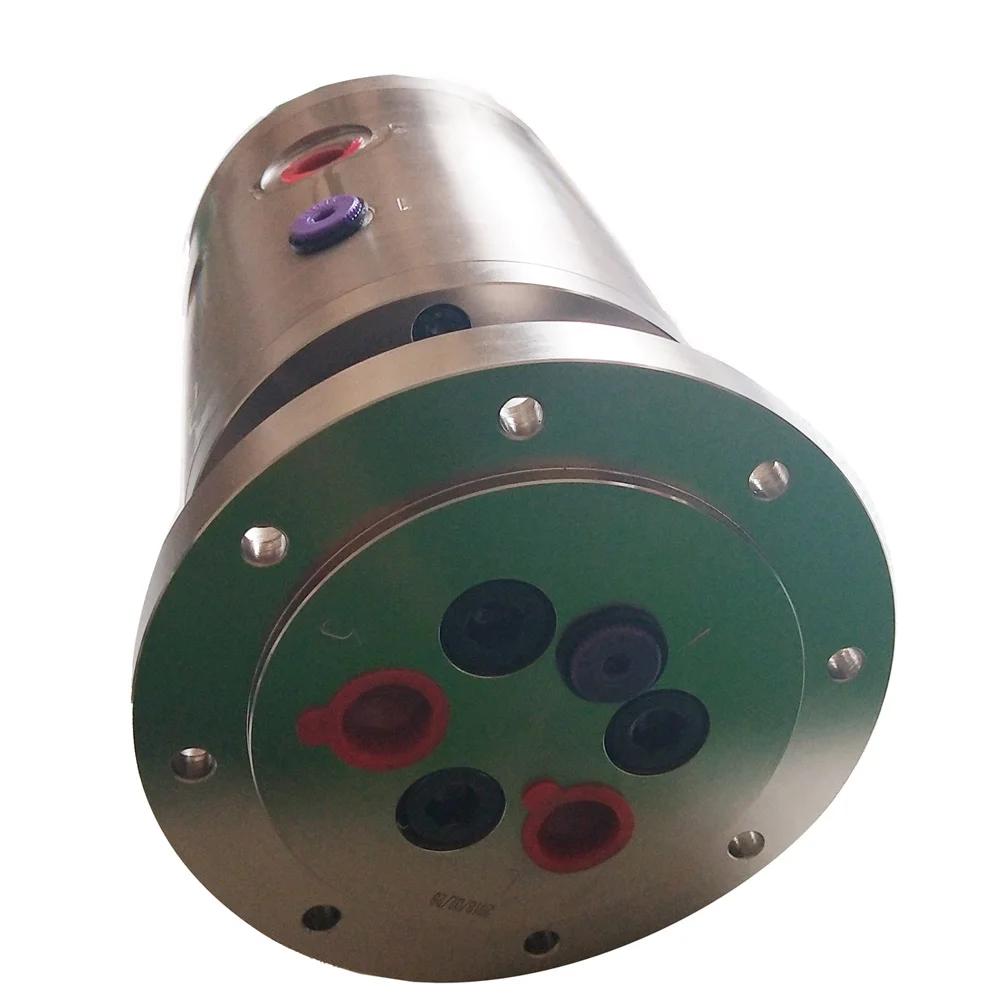 High pressure Low Speed 4 flow Passage hydraulic pneumatic stainless steel rotary joint