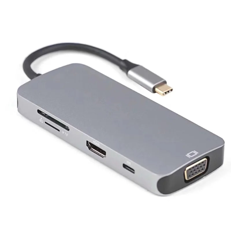 High Quality Control 9 In 1 Usb-c Hub Hub Usb-c 9 In 1 Usb C Hub 9-in-1